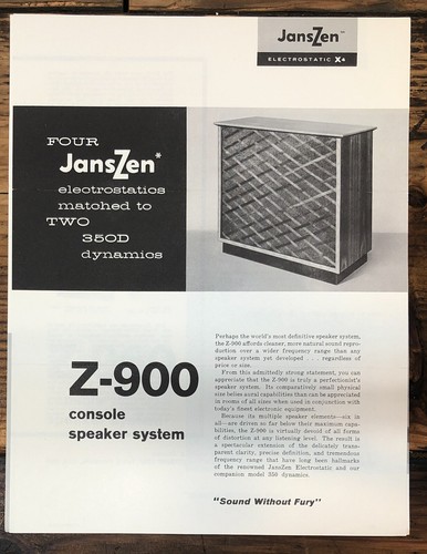 Janszen 900 manuale di - janszen, z-900