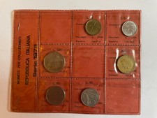 Serie monete Italiane in lire Anno 1978 Lira Italiana 100Lire 10 Lire 20 Lire 50