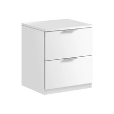 KIT COMODINO 2 CASSETTI 46X38X34 BIANCO