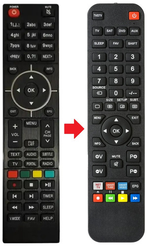 Telecomando adatto per zgemma - adatto,