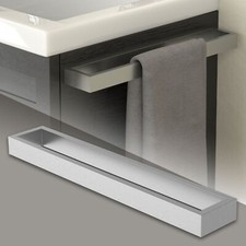 Porta asciugamani 40cm argento