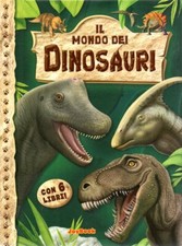 IL MONDO DEI DINOSAURI - cofanetto 6 mini libri per bambini - animali - joybook