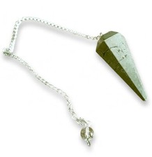 TENET - Pendolo pendolino  in pietra dura radiestesia rabdomanzia PIRITE