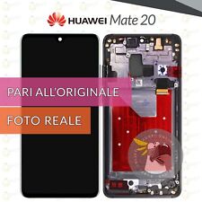 DISPLAY HUAWEI MATE 20 HMA-L29 HMA-L09 HMA-LX9 SCHERMO FRAME NERO LCD VETRO