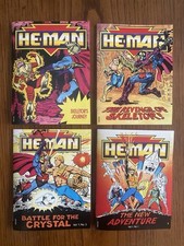 Lot Of The 4 New adventures CUSTOM Minicomic MASTERS UNIVERSE MOTU He Man