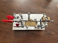 Vibroplex # 384703 Per Ricambi, Non Funzionante Base Cromata Codice Morse Chiave 
