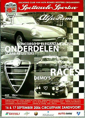 Poster evento originale alfa - evento,