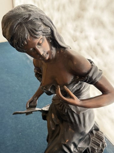 Elegante statua bronzo - statua,