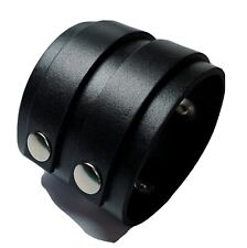 BRACCIALE POLSINO UOMO DONNA VERA PELLE POLSIERA 5CM NO CUOIO SU MISURA