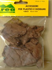 Rocce piatte maxi marrone per plastici gr.60 - Krea Modellismo 1603