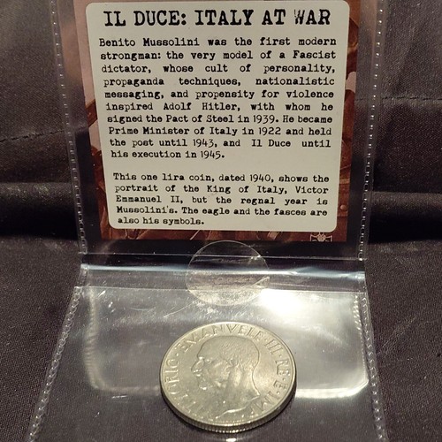 Moneta italia lira 1940 - italia, 1