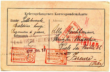 Cartolina Prigioniero Guerra