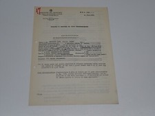 MERCEDES BENZ 250 CE COUPE' CERTIFICATO DI OMOLOGAZIONE 1969 (92)