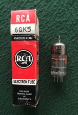 Valvola RCA 6GK5 con Scatola