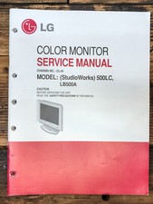 LG StudioWorks 500LC LB500A Monitor Manuale di servizio *Originale*