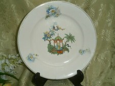 ANTICO PIATTO DIAM 22 DECORO CINA F.MUSSO HELLERUM 