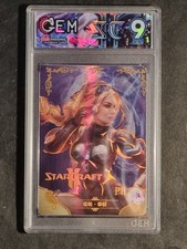 NOVA - STARCRAFT - GODDESS STORY - GRADED CARD 9 - NO PSA BGS - PROMO - WAIFU