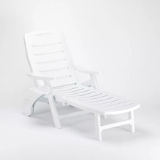 Lettino pieghevole in plastica