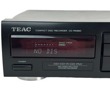 TEAC CD-RW890 Lettore CD Registratore Testato Funzionante No Telecomando Nero CD-R CD-RW
