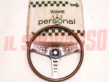 VOLANTE STERZO IN LEGNO RADICA + PULSANTE CLACSON SIMCA 1200 COUPE PERSONAL