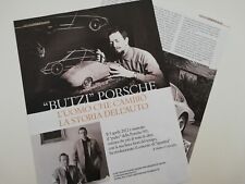 Clipping Articolo 2012 BUTZI PORSCHE L'Uomo che Cambiò la Storia dell'Auto