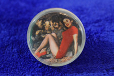 Vintage Pinup Girl Gear Shift