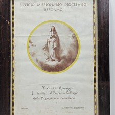 Antico attestato religioso