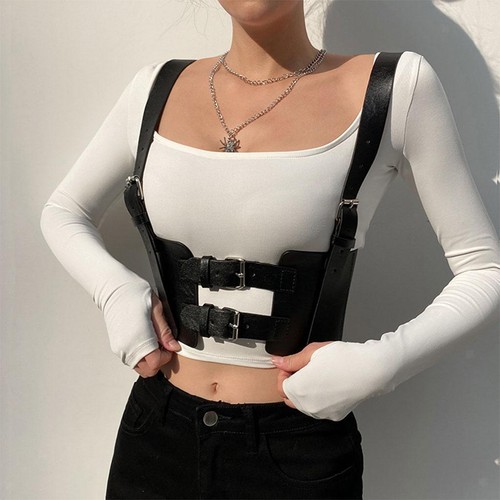 Fascia pelle con - pelle, cintura