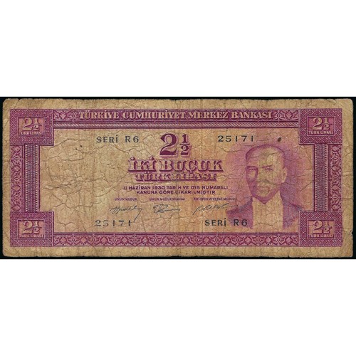 Lire turchia 1930 - 2, lire,