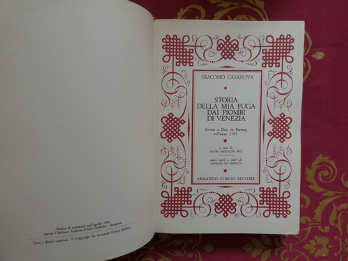 Casanova storia della mia fuga - storia,