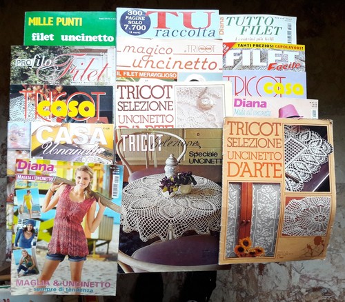 Lotto riviste uncinetto - uncinetto,