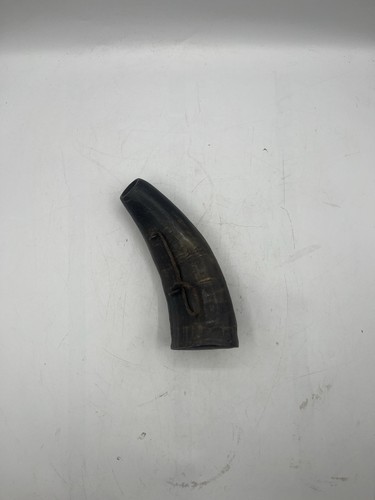Raro corno porta polvere - corno,