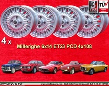 4 Cerchi Alfa Romeo Millerighe