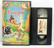 BAMBI WALT DISNEY VHS