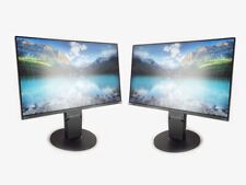 2x Eizo FlexScan EV2450 23,8" FHD IPS monitor 60 Hz 16:9 pivot HDMI DP DVI VGA