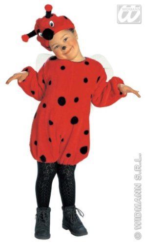Costume coccinella 5 in - 3/4, 4/5