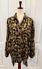 Camicia uomo vintage 100% seta