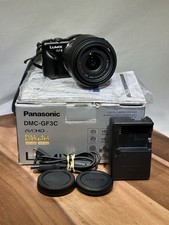 Panasonic Lumix GF3 fotocamera digitale nera con obiettivo 14-42 mm caricatore scheda SD