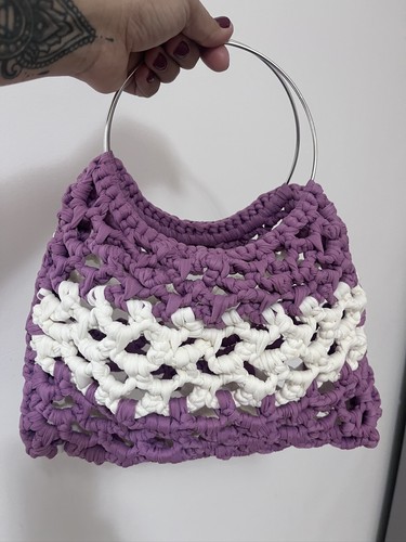 Borsa fatta mano uncinetto - fatta,