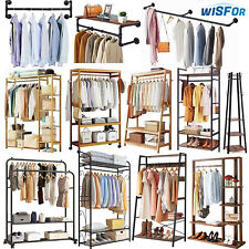 Appendiabiti Appendiabiti Appendiabiti su Ruote in Metallo/Legno   