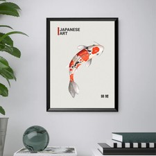 Quadro Vintage "Carpa Koi"