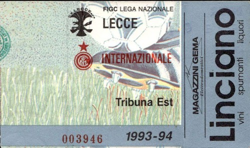 Biglietto calcio lecce inter - calcio,