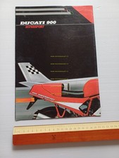 Ducati 900 Super Sport Desmo 1990 depliant italiano originale