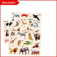 Confezione 3 Puzzle Animali