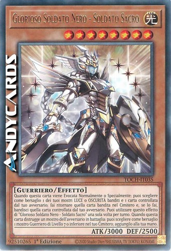 Glorioso soldato nero - glorioso,