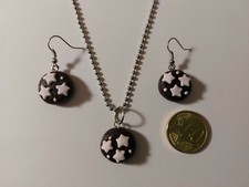 orecchini, collana, ciondolo