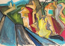 Dipinto a guazzo fauvista