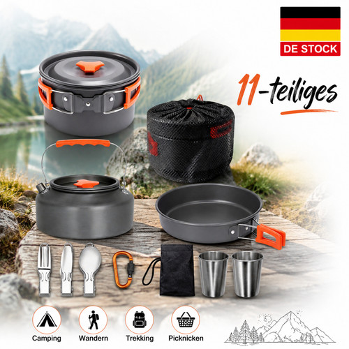 Set stoviglie campeggio - da,