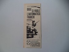 advertising Pubblicità 1965 FUCILI FRANCHI