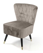 POLTRONA IN VELLUTO CON GAMBE